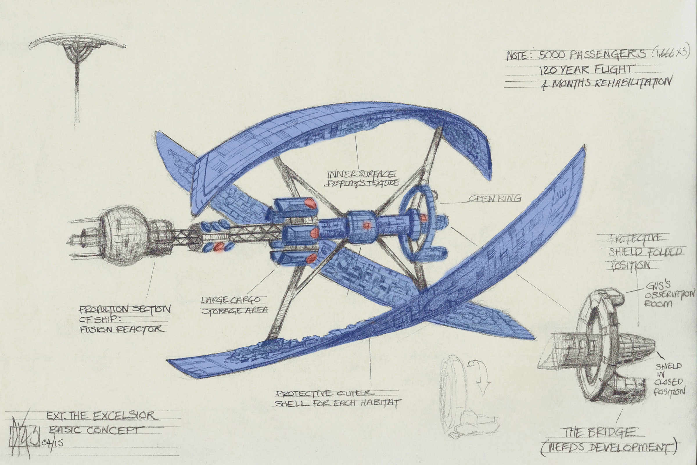 Spaceship Diagram